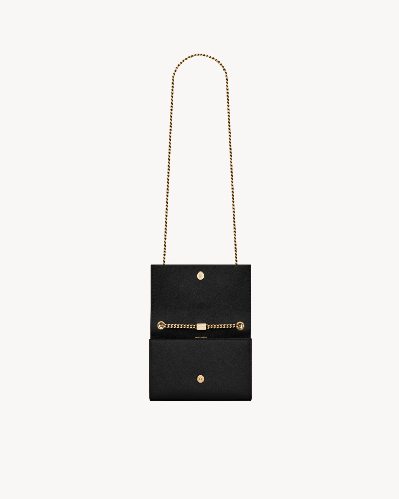 YSL KATE fringed small grained leather handbag