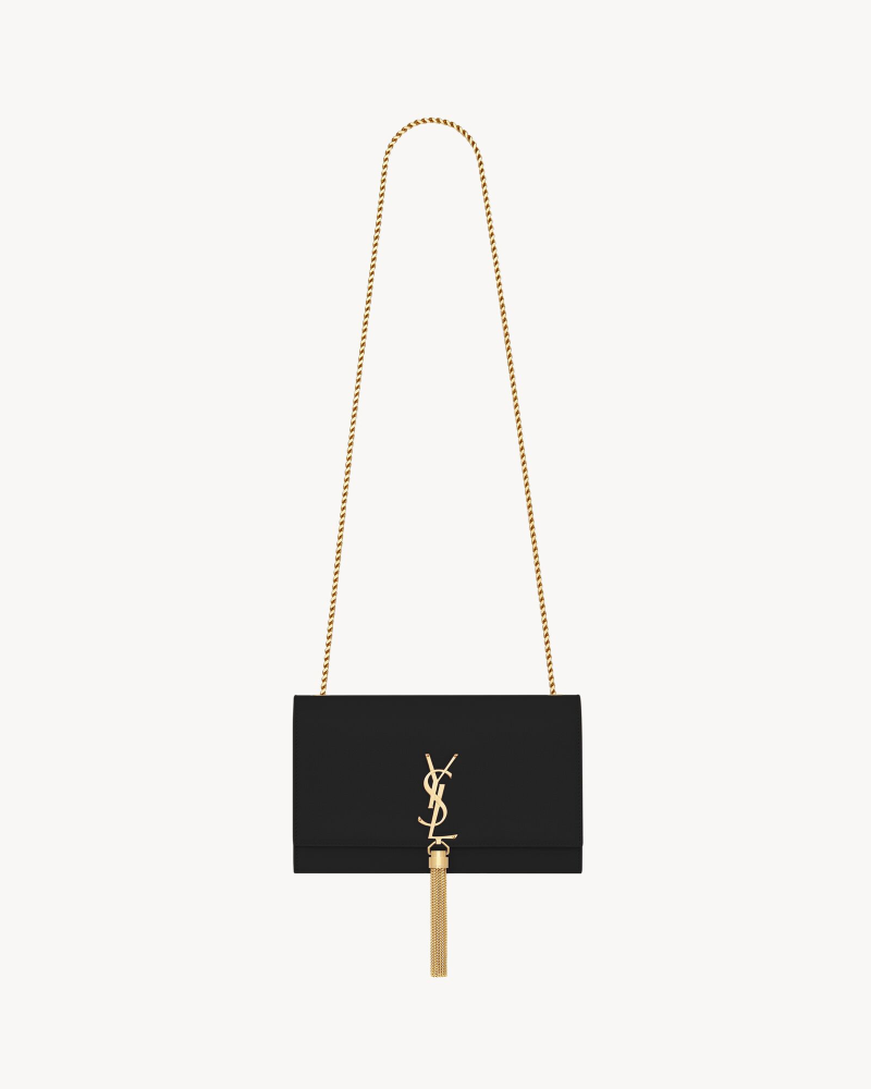 YSL KATE tassel medium grained leather bag