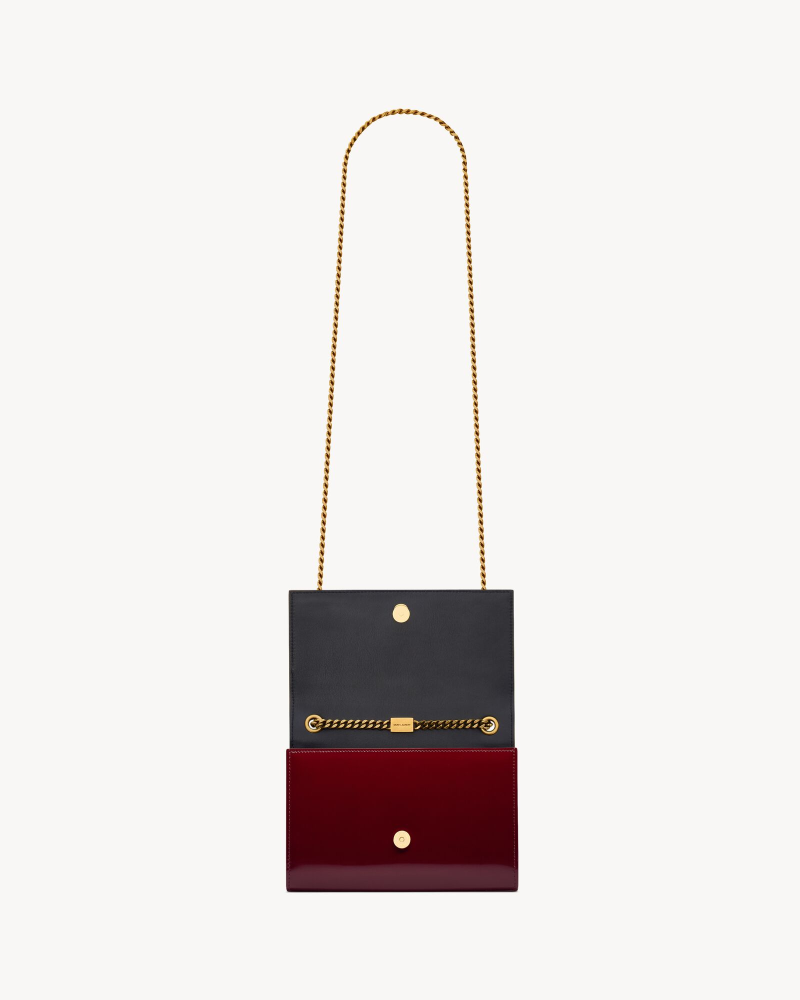 YSL KATE small lacquered leather handbag