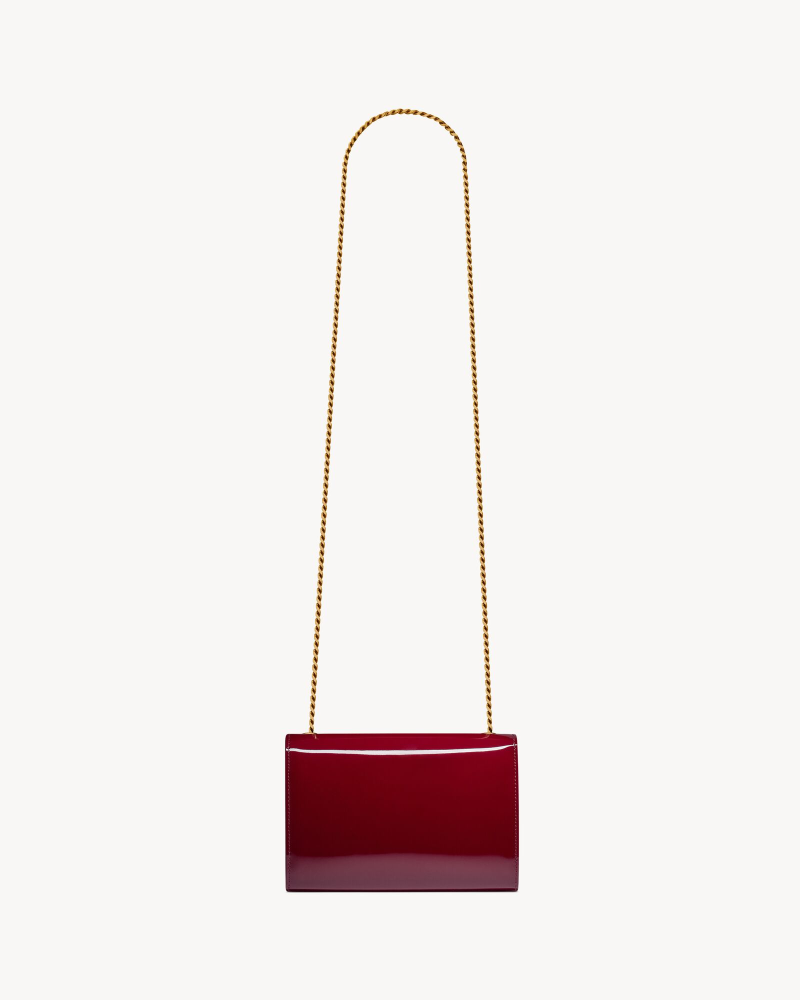 YSL KATE small lacquered leather handbag