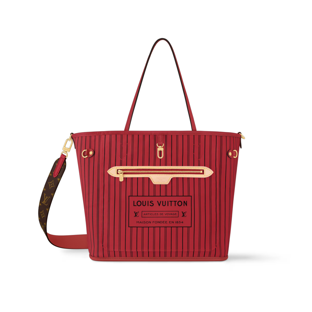 LV NEVERFULL BANDOULIÈRE INSIDE OUT Medium Handbag