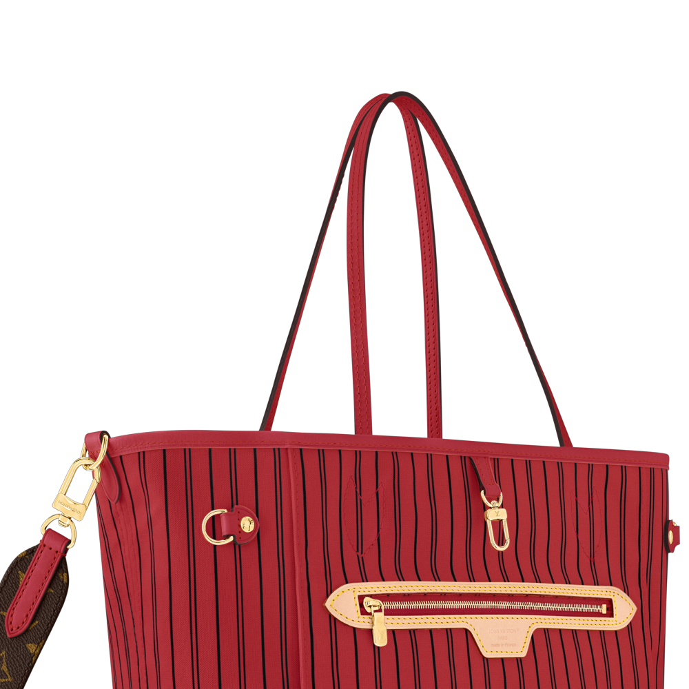 LV NEVERFULL BANDOULIÈRE INSIDE OUT Medium Handbag