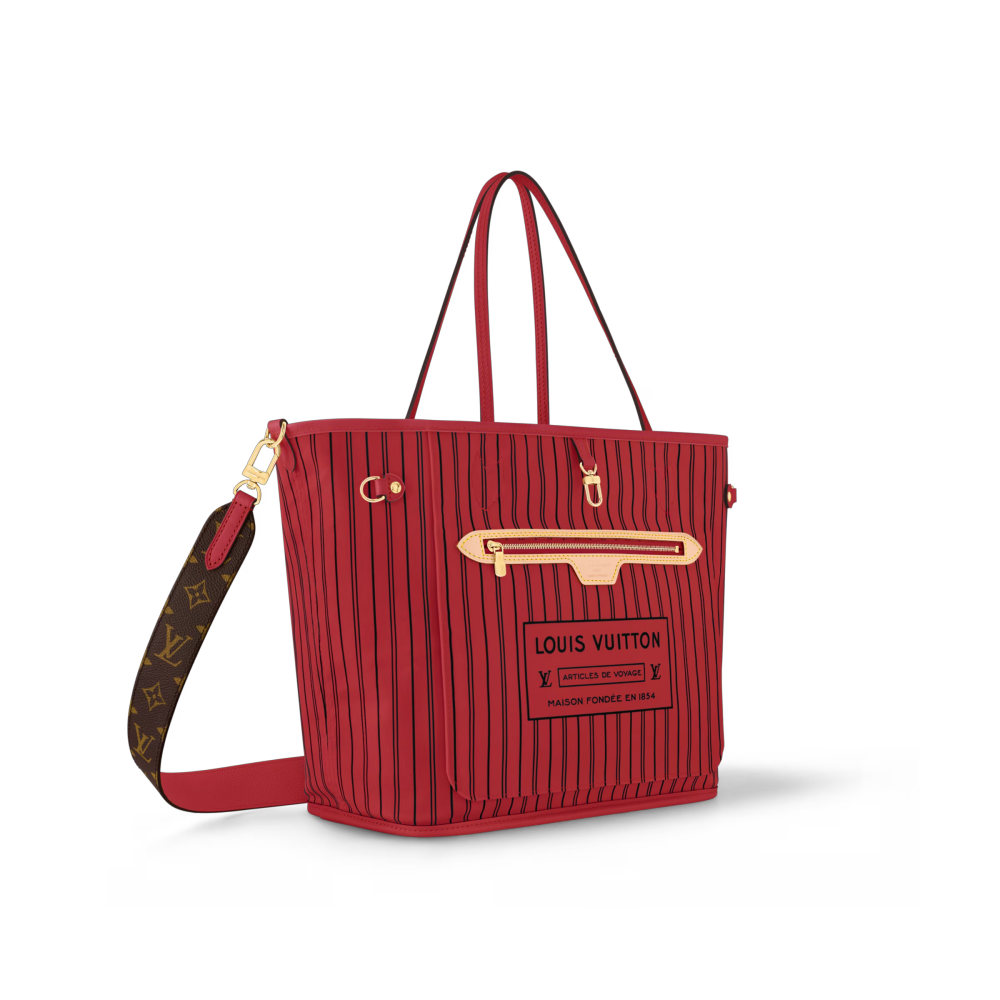 LV NEVERFULL BANDOULIÈRE INSIDE OUT Medium Handbag