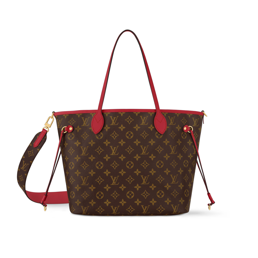 LV NEVERFULL BANDOULIÈRE INSIDE OUT Medium Handbag
