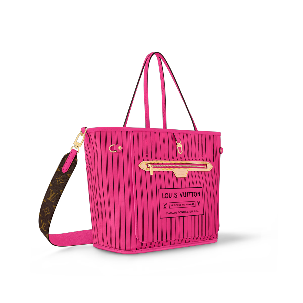 LV NEVERFULL BANDOULIÈRE INSIDE OUT Medium Handbag