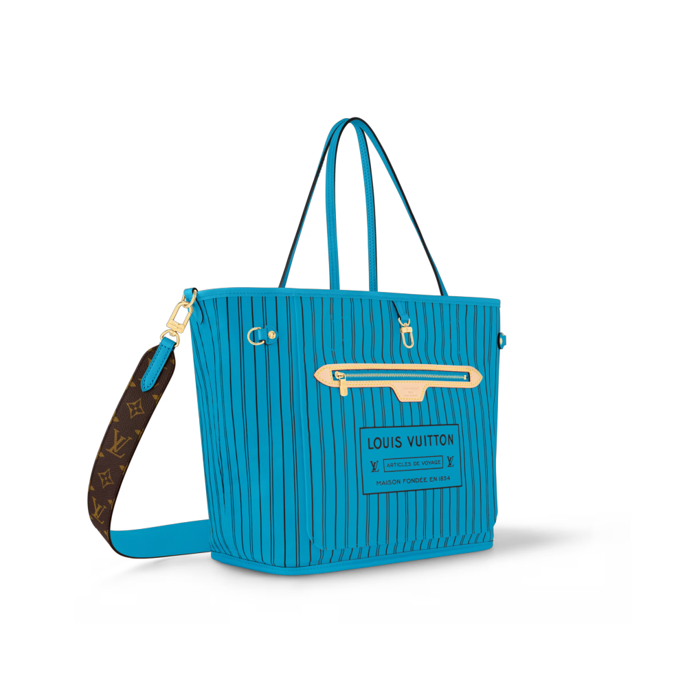 LV NEVERFULL BANDOULIÈRE INSIDE OUT Medium Handbag