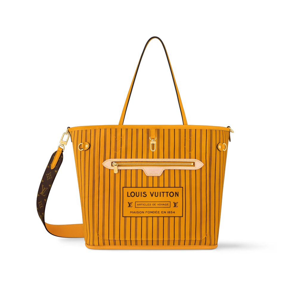 LV NEVERFULL BANDOULIÈRE INSIDE OUT Medium Handbag