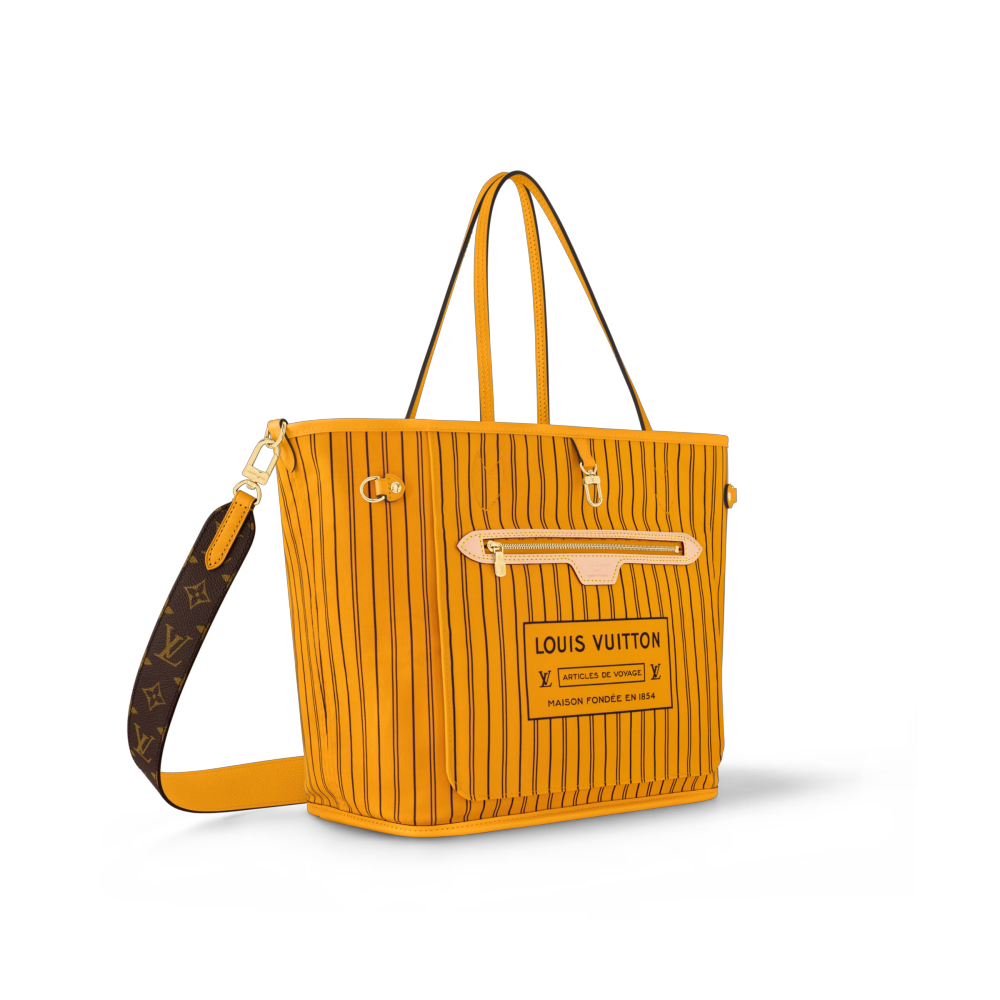 LV NEVERFULL BANDOULIÈRE INSIDE OUT Medium Handbag
