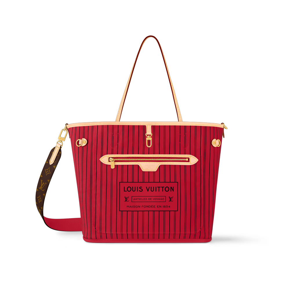 LV NEVERFULL BANDOULIÈRE INSIDE OUT Medium Handbag