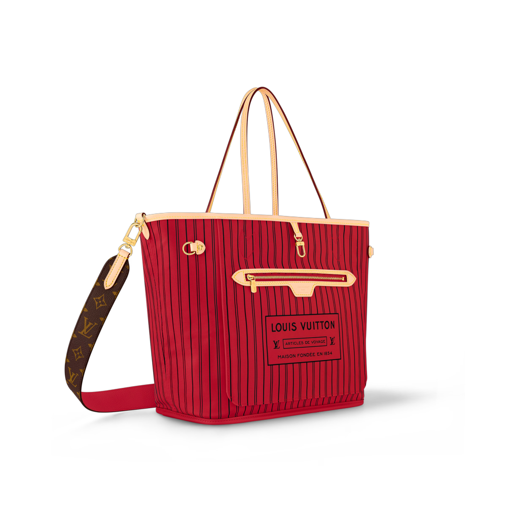 LV NEVERFULL BANDOULIÈRE INSIDE OUT Medium Handbag
