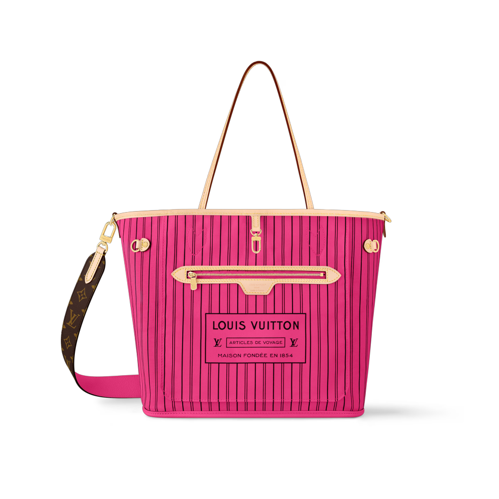 LV NEVERFULL BANDOULIÈRE INSIDE OUT Medium Handbag