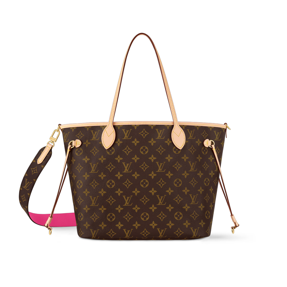 LV NEVERFULL BANDOULIÈRE INSIDE OUT Medium Handbag