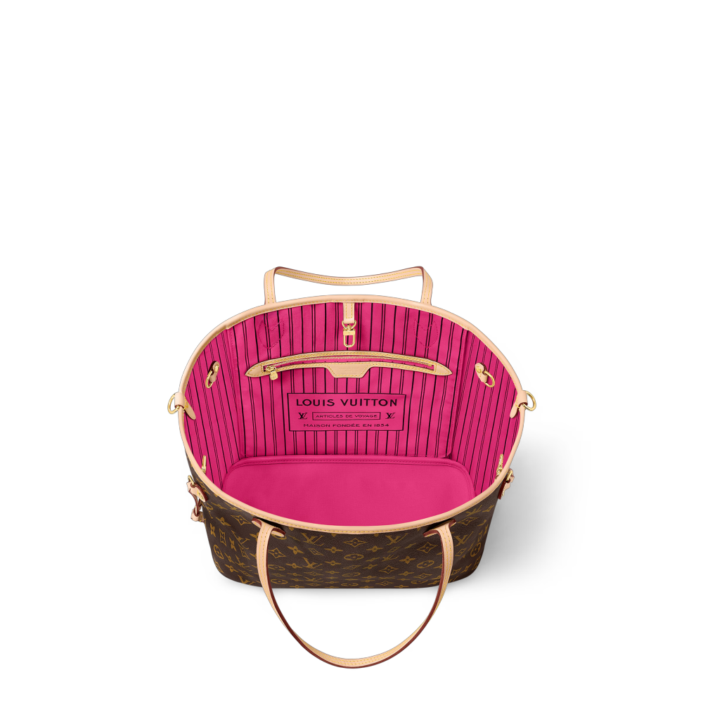 LV NEVERFULL BANDOULIÈRE INSIDE OUT Medium Handbag