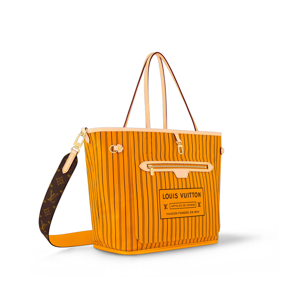 LV NEVERFULL BANDOULIÈRE INSIDE OUT Medium Handbag