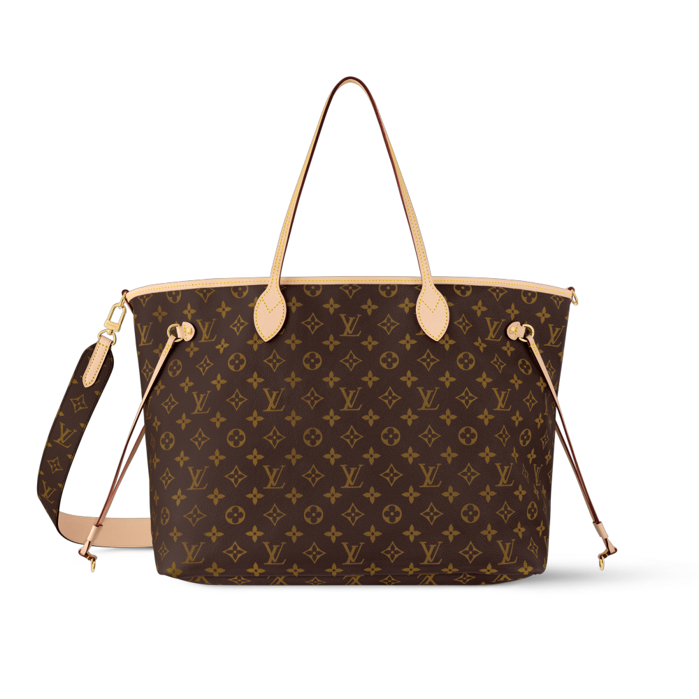 LV NEVERFULL BANDOULIÈRE INSIDE OUT Large Handbag