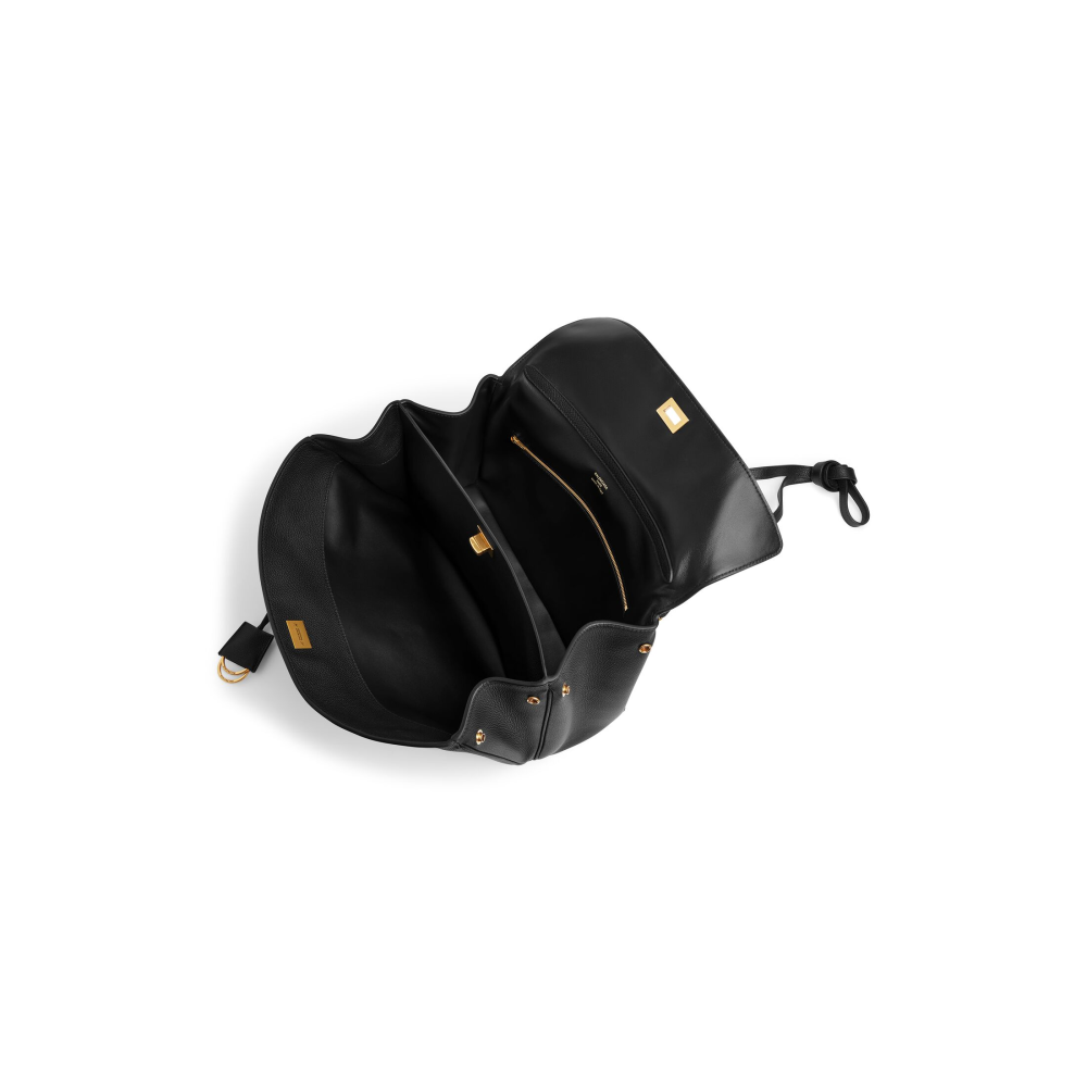 Balenciaga Rodeo Mid-Size Grain Leather Handbag