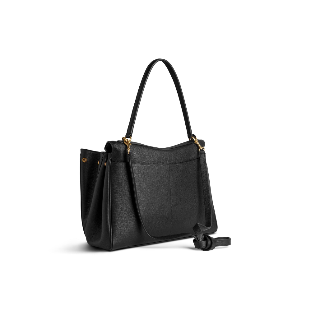 Balenciaga Rodeo Mid-Size Grain Leather Handbag
