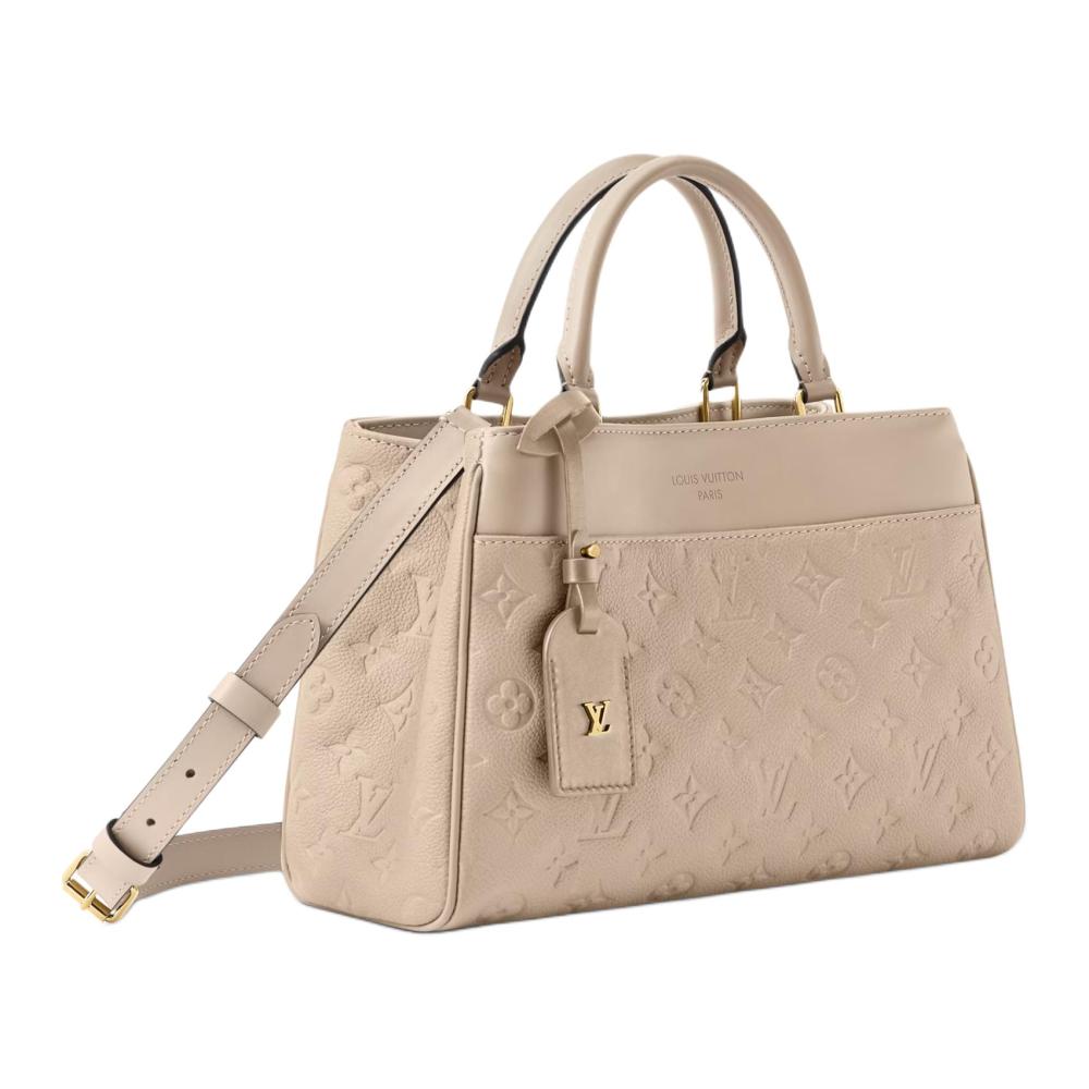 LOUIS VUITTON Avenue Women's Small Tote Bag in Pigeon Grey with Brand's Classic Print