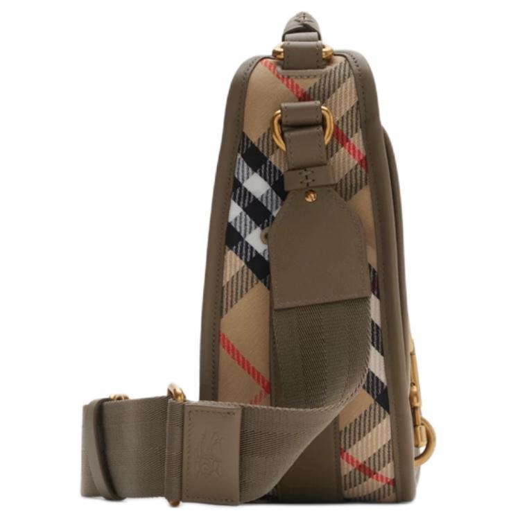 Burberry Women's Shoulder & Tote Bag in Tan with Gold-Tone Hardware