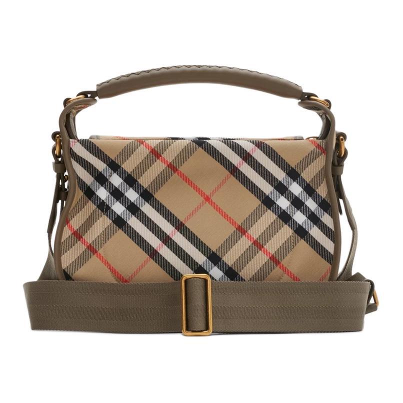 Burberry Women's Shoulder & Tote Bag in Tan with Gold-Tone Hardware