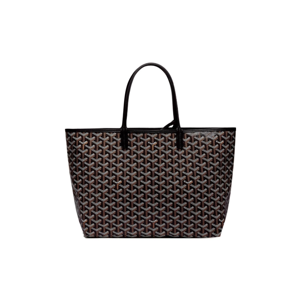 GOYARD Saint Louis Women's & Men's Small Tote/Shoulder/Handbag (Mother & Child Bag) with All-Over Y-Pattern Monogram, Multi-Color