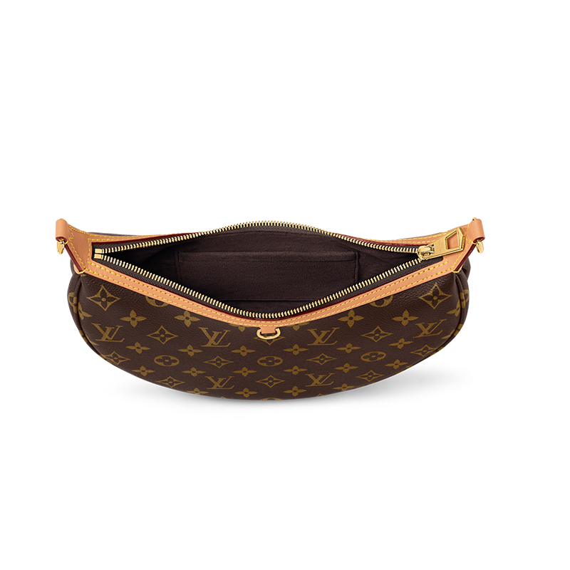 LOUIS VUITTON Looping Women's Regular Shoulder/Crossbody/Handbag in Brown Monogram Coated Canvas with Removable & Adjustable Strap