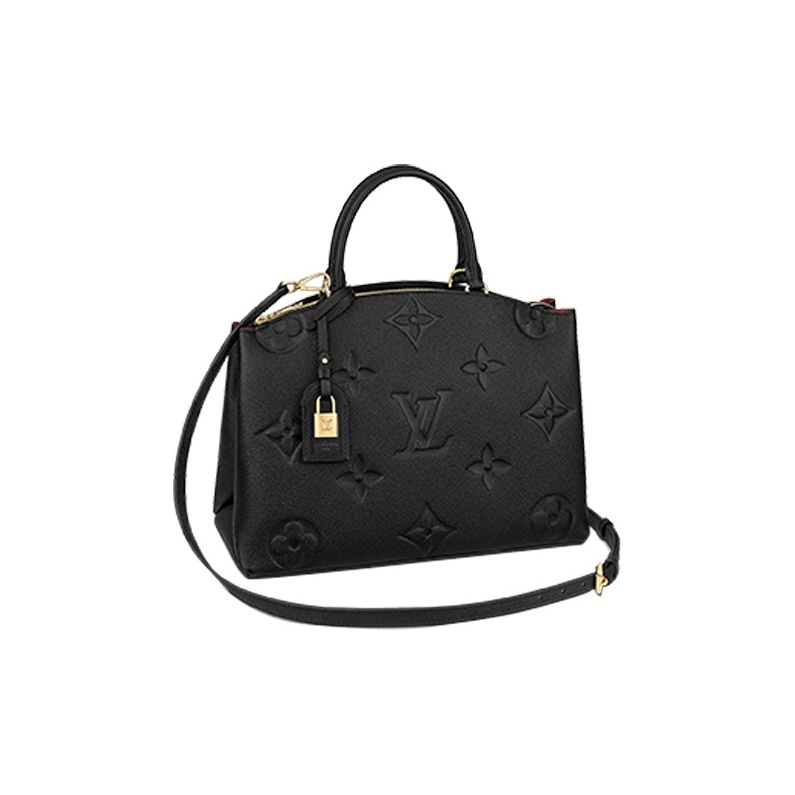 LOUIS VUITTON GRAND PALAIS Collection Logo-Print Shoulder & Handbag (Women's, Medium, Black)