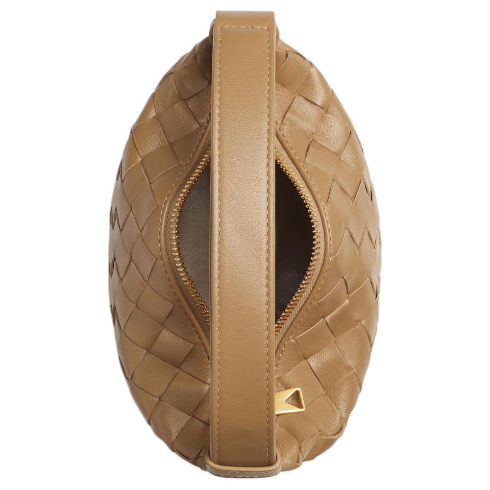 Bottega Veneta Candy Wallace Women's Shoulder & Handbag, Brown with Gold-Tone Adjustable Strap