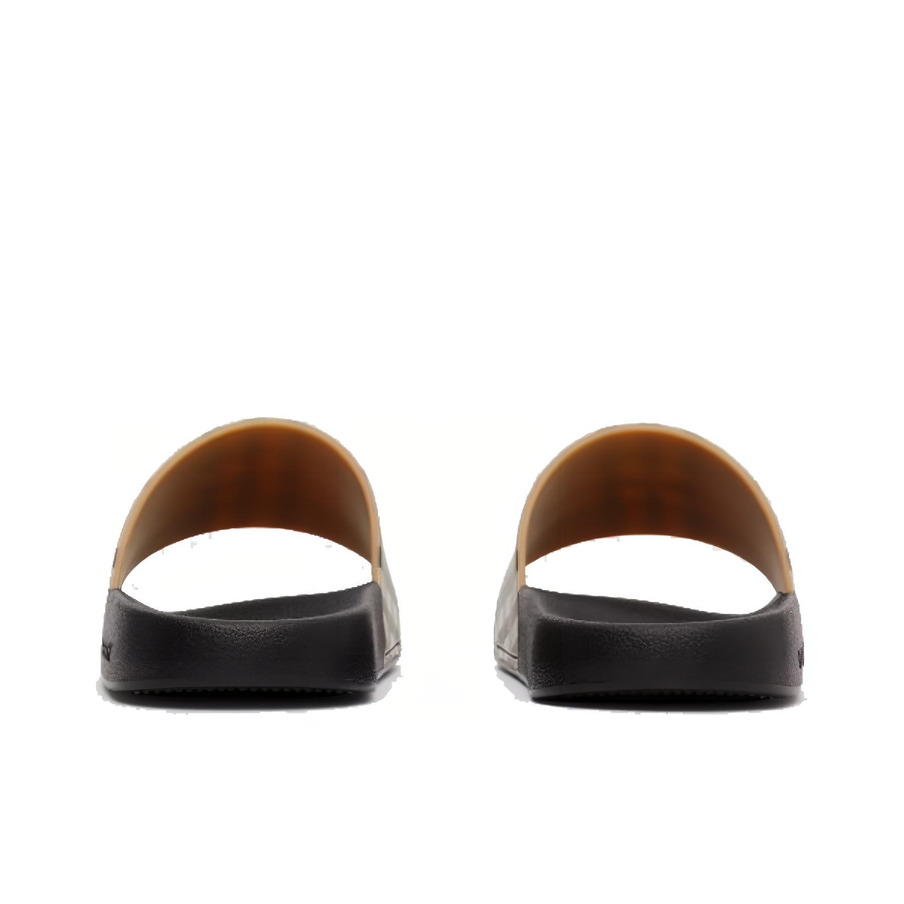 Burberry Open-Toe Round-Toe Slide Sandals, Women's Style, Brown