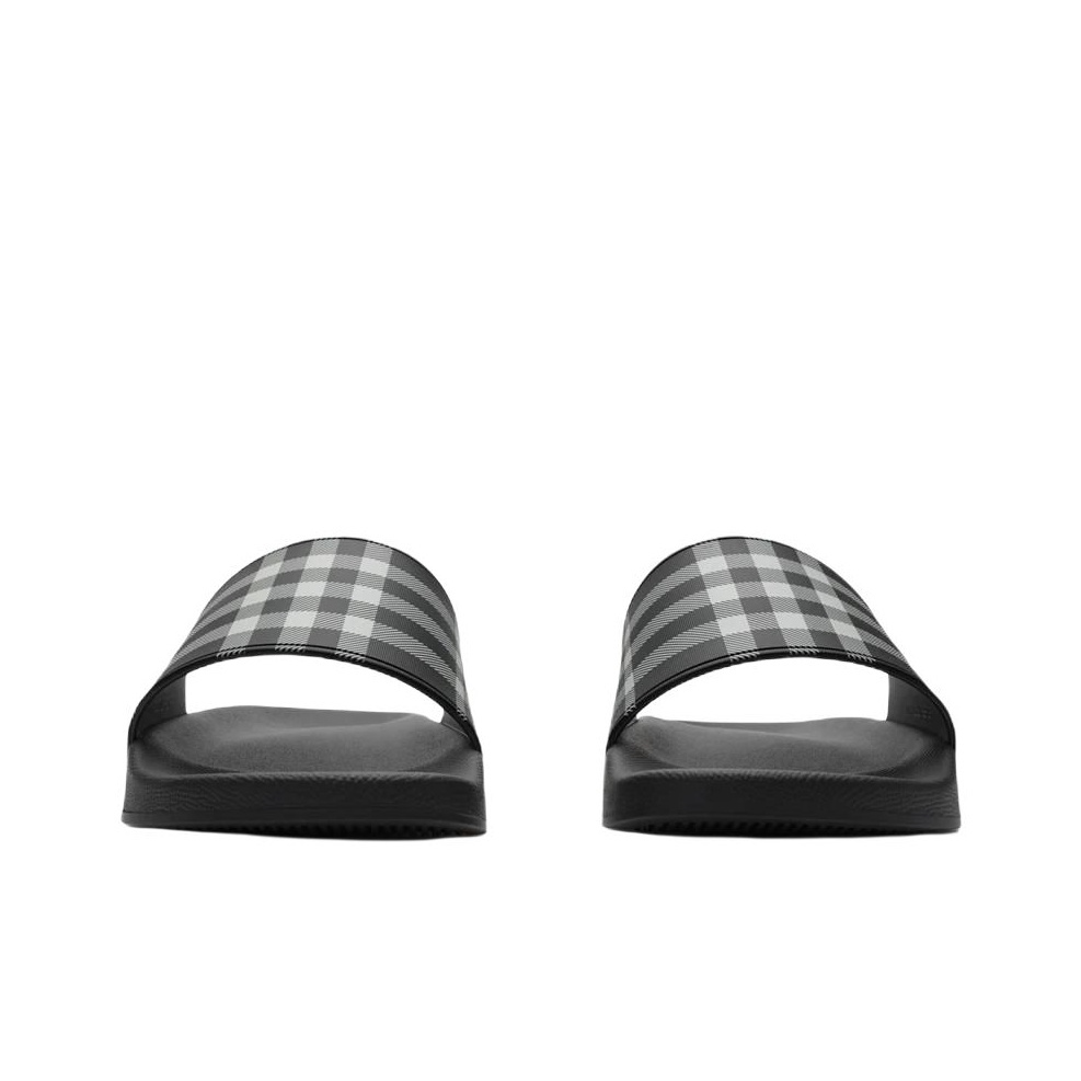 Burberry Check Slide Sandals for Men, Black