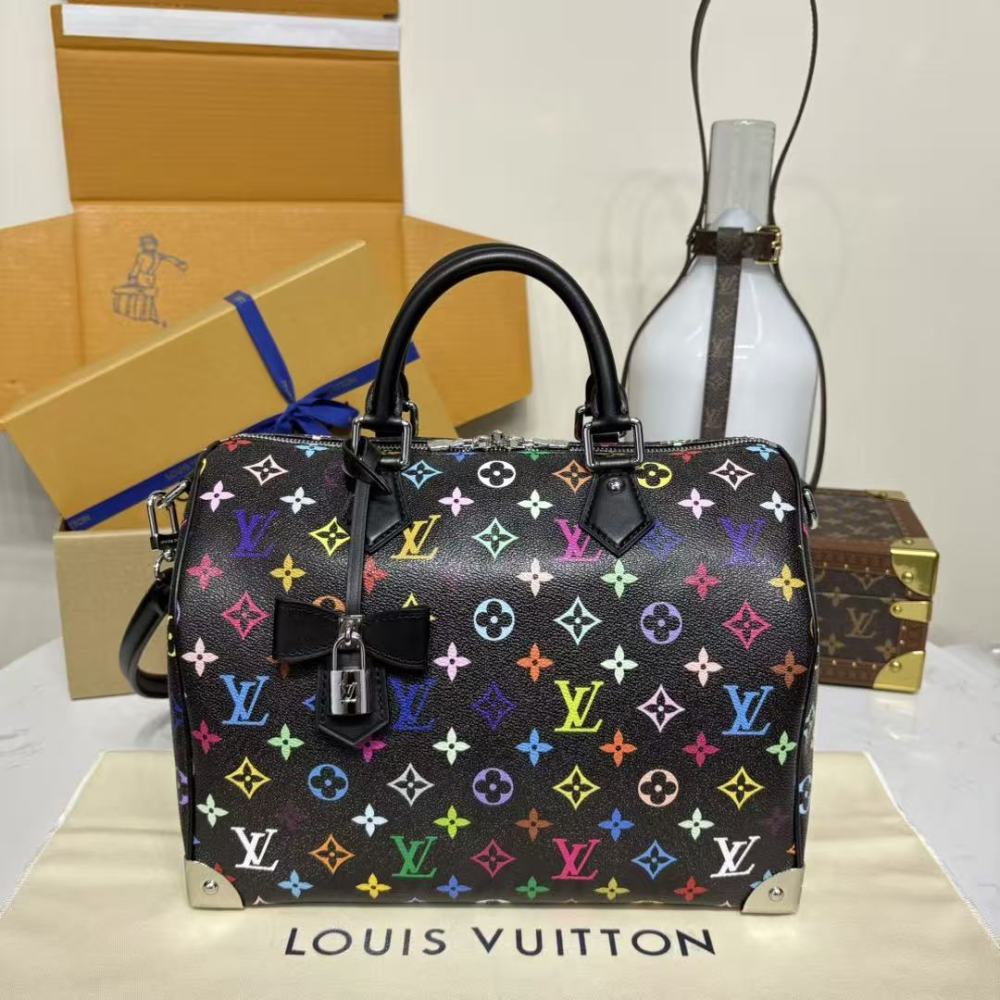 Louis Vuitton Murakami Black Tricolor Collection