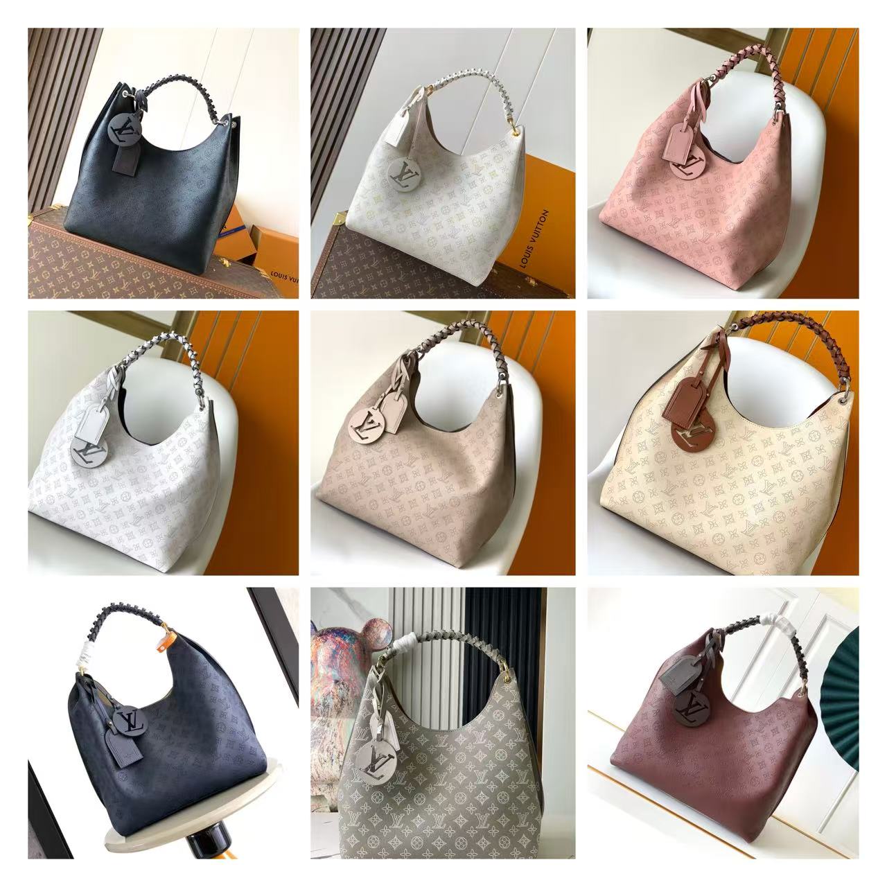 LOUIS VUITTON Carmel/Cowhide Leather/40CM
