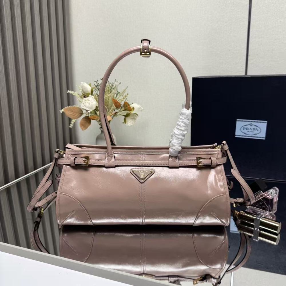 PRADA Bonnie/50CM/Oil-waxed leather/suede/38CM/32CM