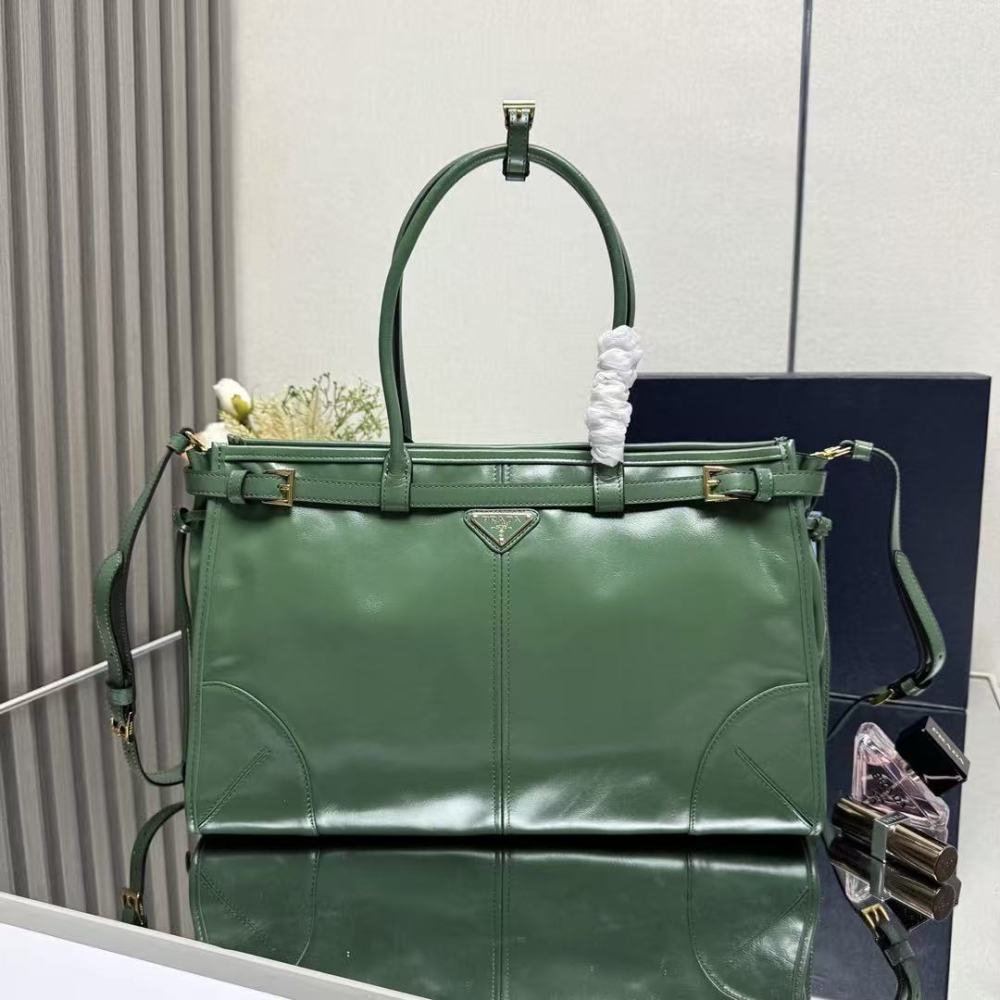 PRADA Bonnie/50CM/Oil-waxed leather/suede/38CM/32CM