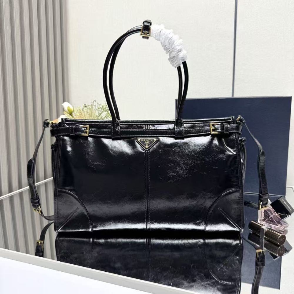 PRADA Bonnie/50CM/Oil-waxed leather/suede/38CM/32CM