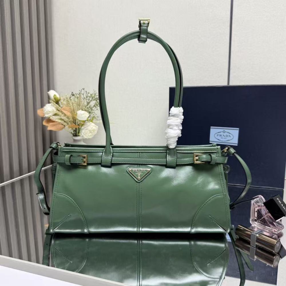 PRADA Bonnie/50CM/Oil-waxed leather/suede/38CM/32CM