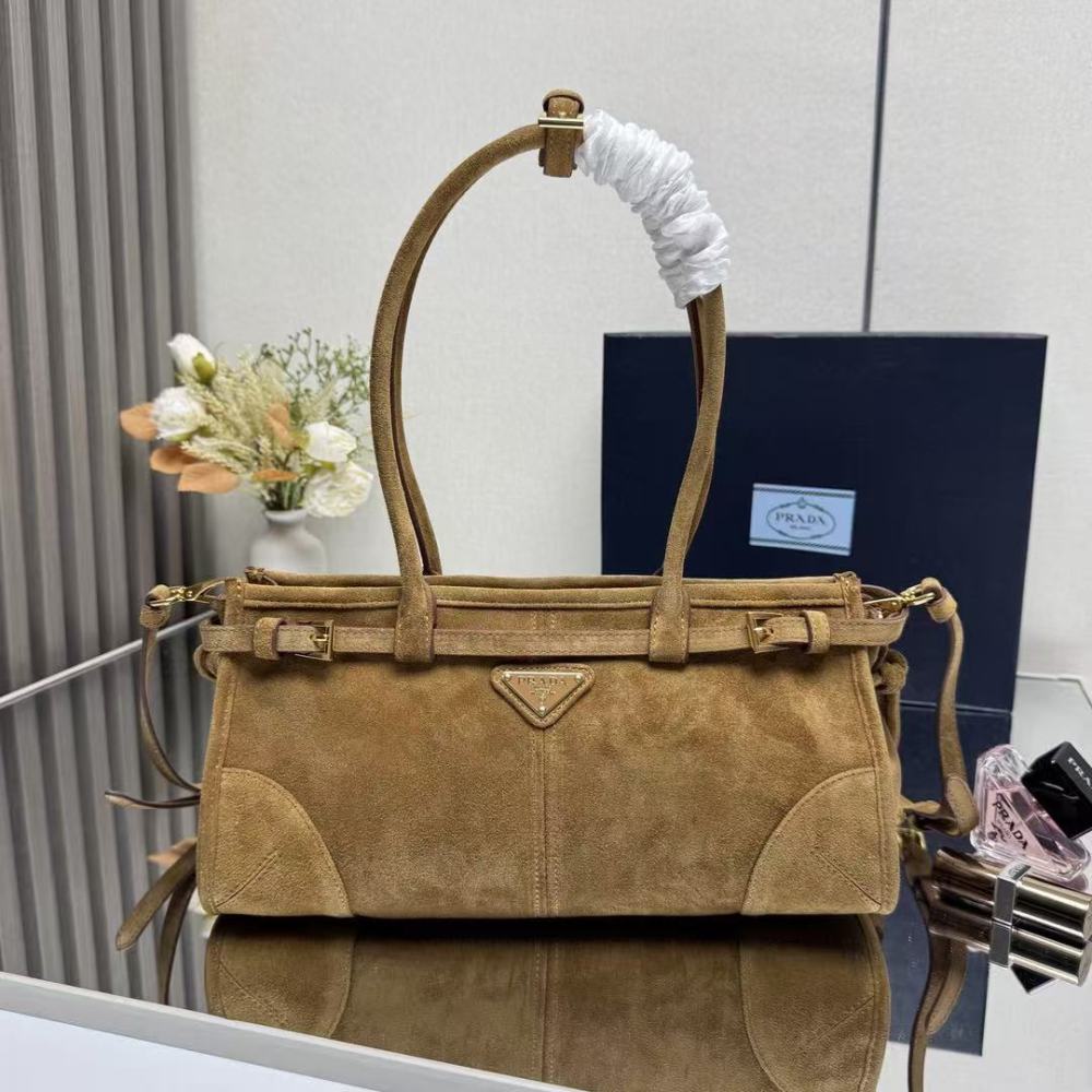PRADA Bonnie/50CM/Oil-waxed leather/suede/38CM/32CM