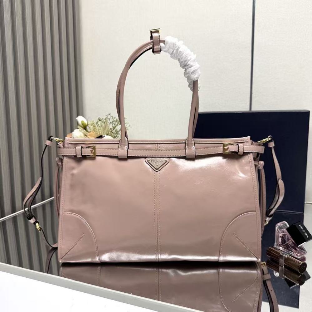 PRADA Bonnie/50CM/Oil-waxed leather/suede/38CM/32CM