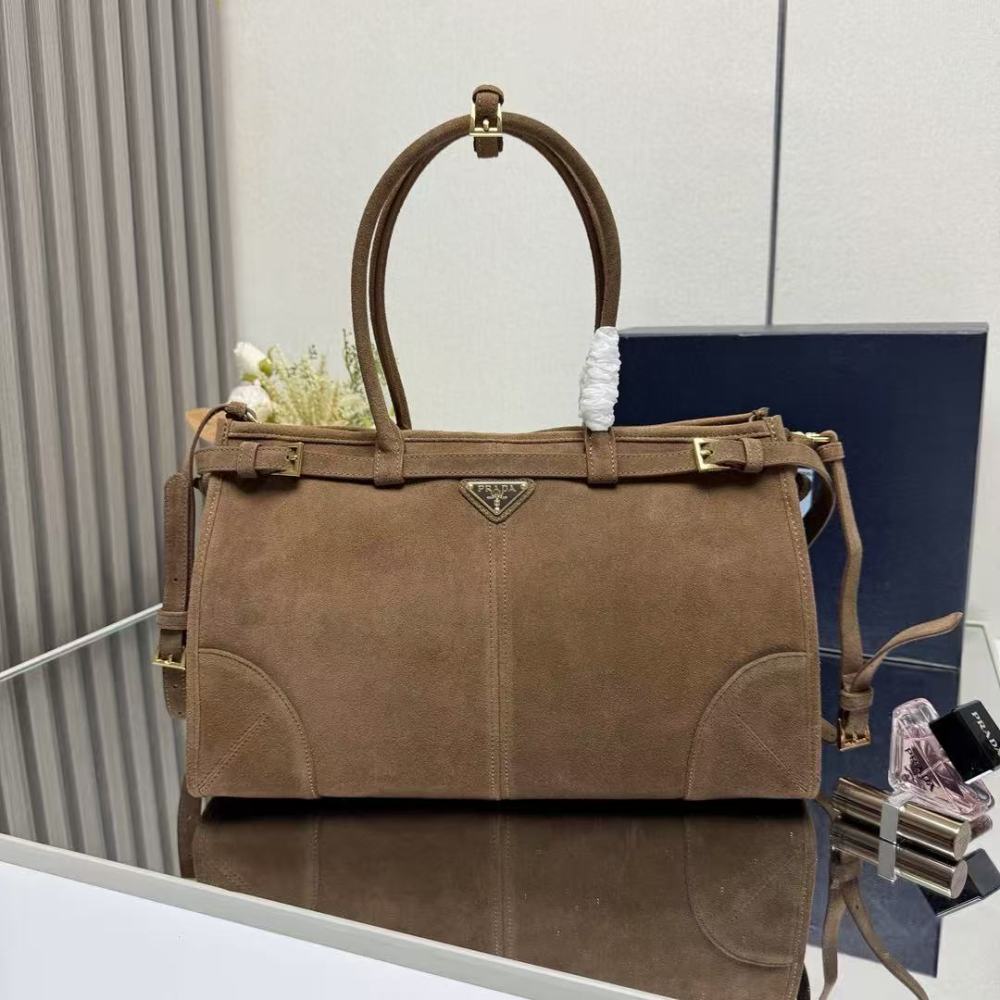 PRADA Bonnie/50CM/Oil-waxed leather/suede/38CM/32CM