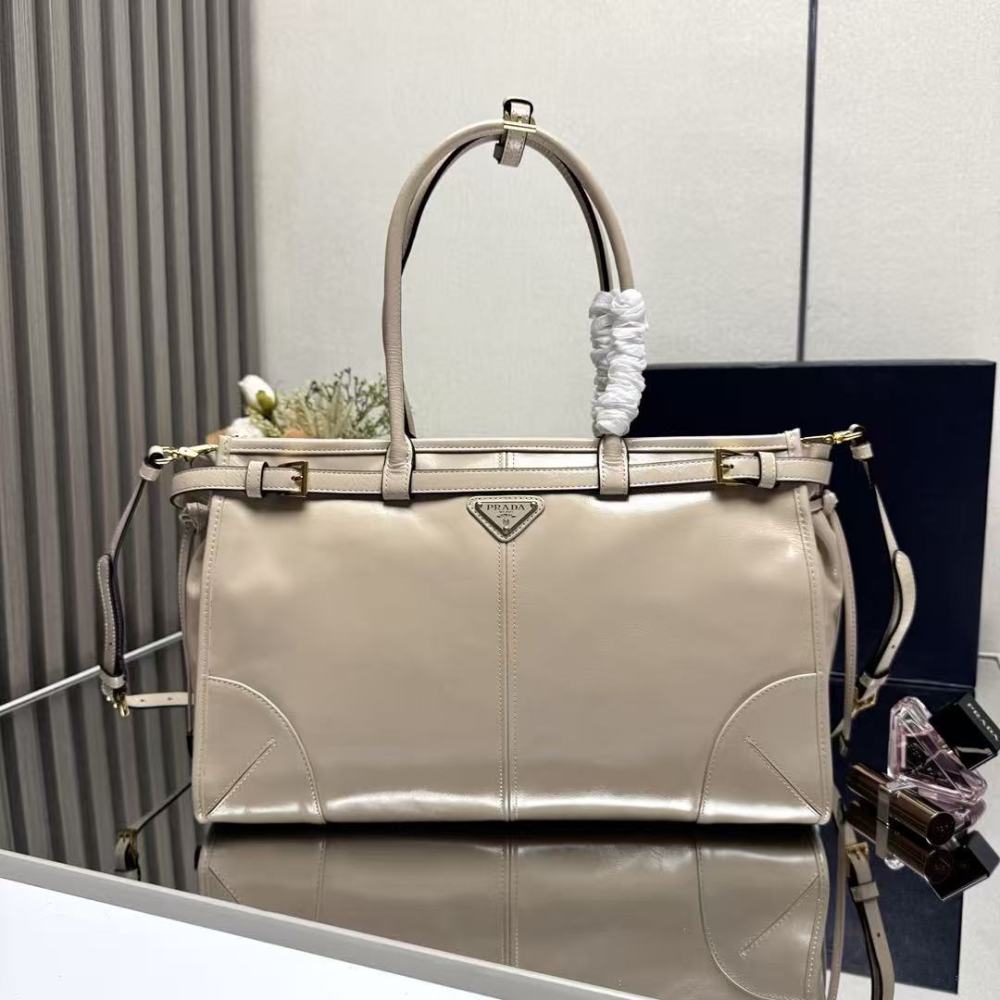 PRADA Bonnie/50CM/Oil-waxed leather/suede/38CM/32CM