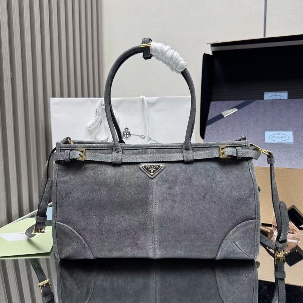 PRADA Bonnie/50CM/Oil-waxed leather/suede/38CM/32CM