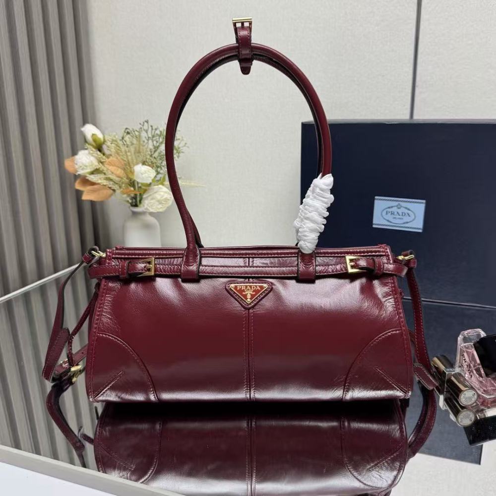 PRADA Bonnie/50CM/Oil-waxed leather/suede/38CM/32CM