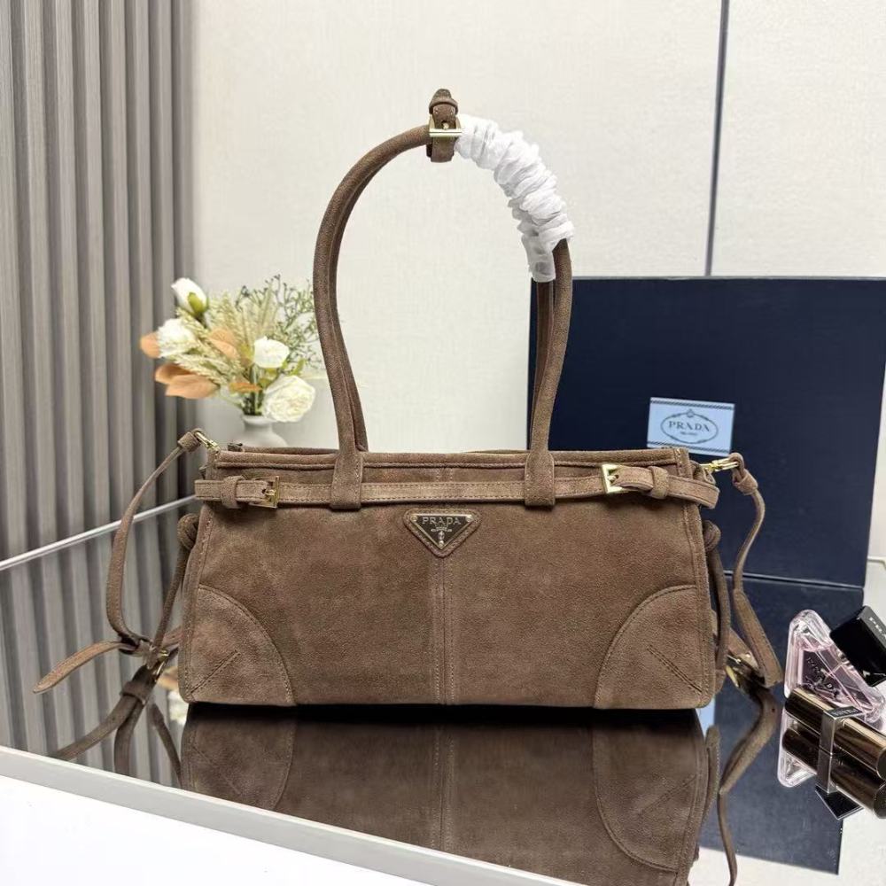 PRADA Bonnie/50CM/Oil-waxed leather/suede/38CM/32CM