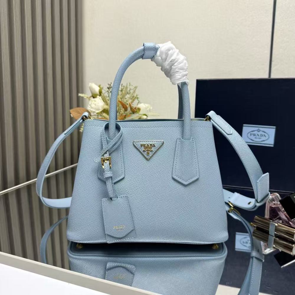 PRADA Double/Cowhide Leather/25CM