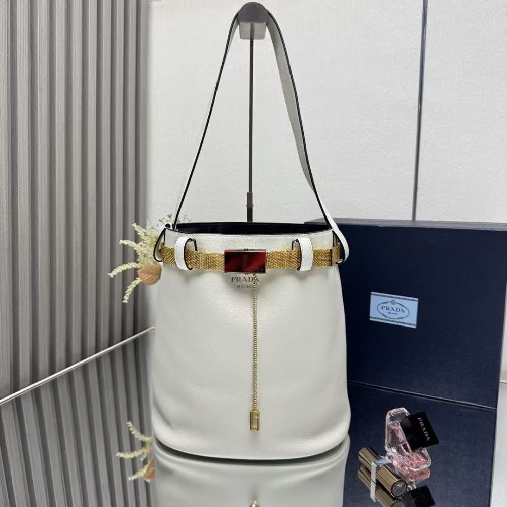 PRADA Buckle / Cowhide leather / 26.5CM