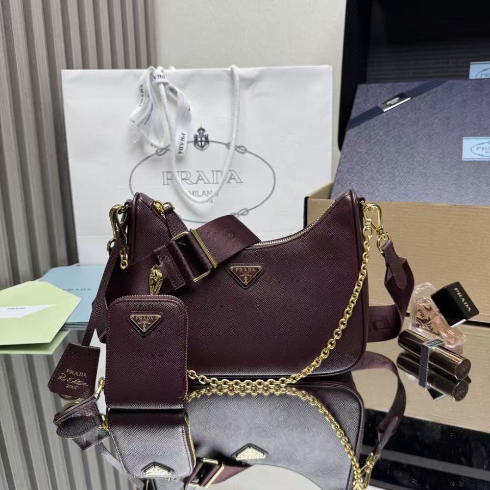 PRADA Re-Edition 2005/Cowhide leather/22CM