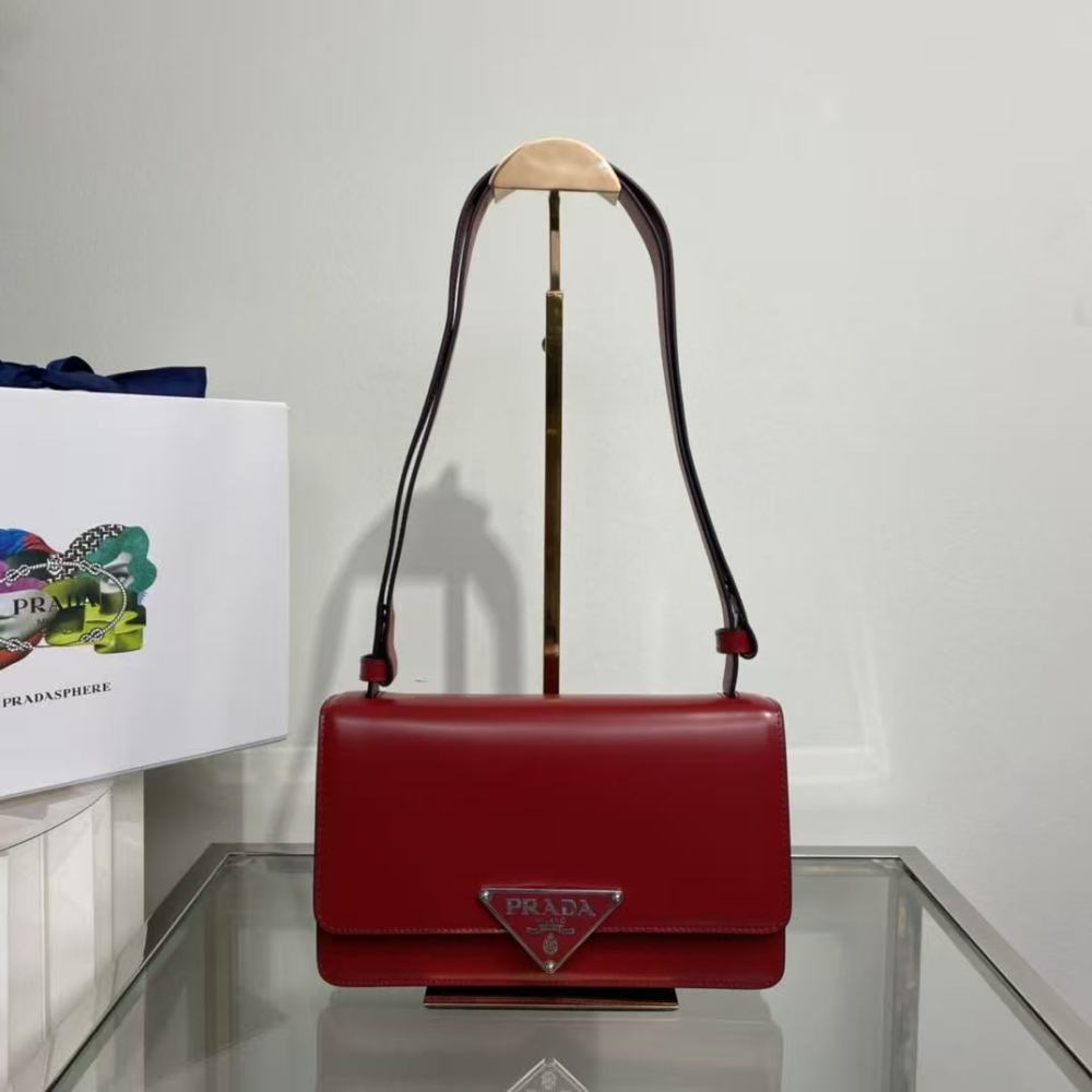 PRADA Emblème/Cowhide leather/22CM