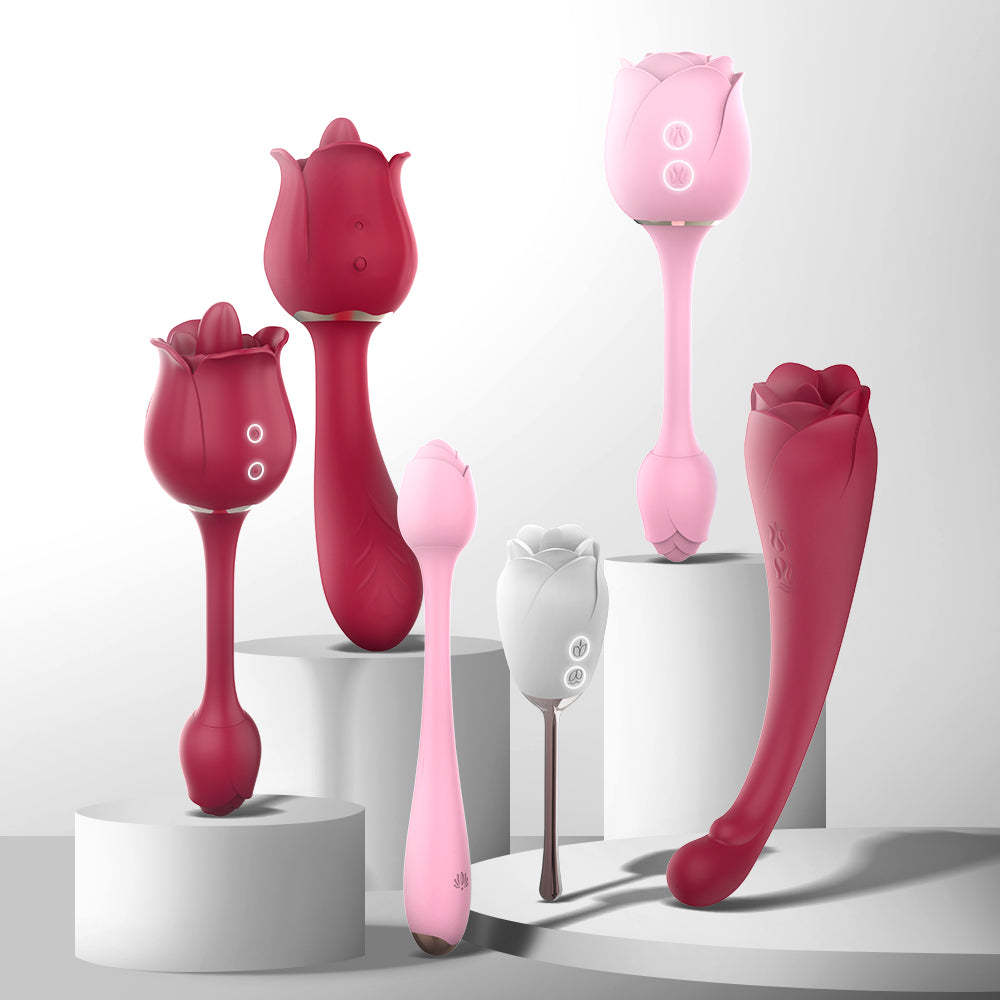 S374/S394/S361-2/S398/S389-3 drop shipping rose clit sucker g sopt rose vibrator tongue sex toys for women vagina vibrator