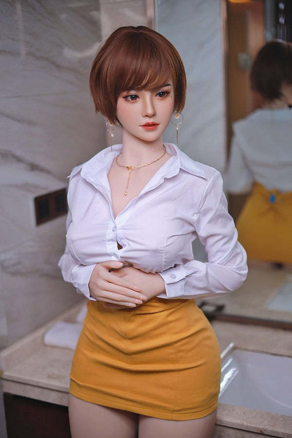 JYDOLL 163cm Zora  Lovedoll Withh Textured Vagina Best Love Dolls Short Hair  Sex Doll