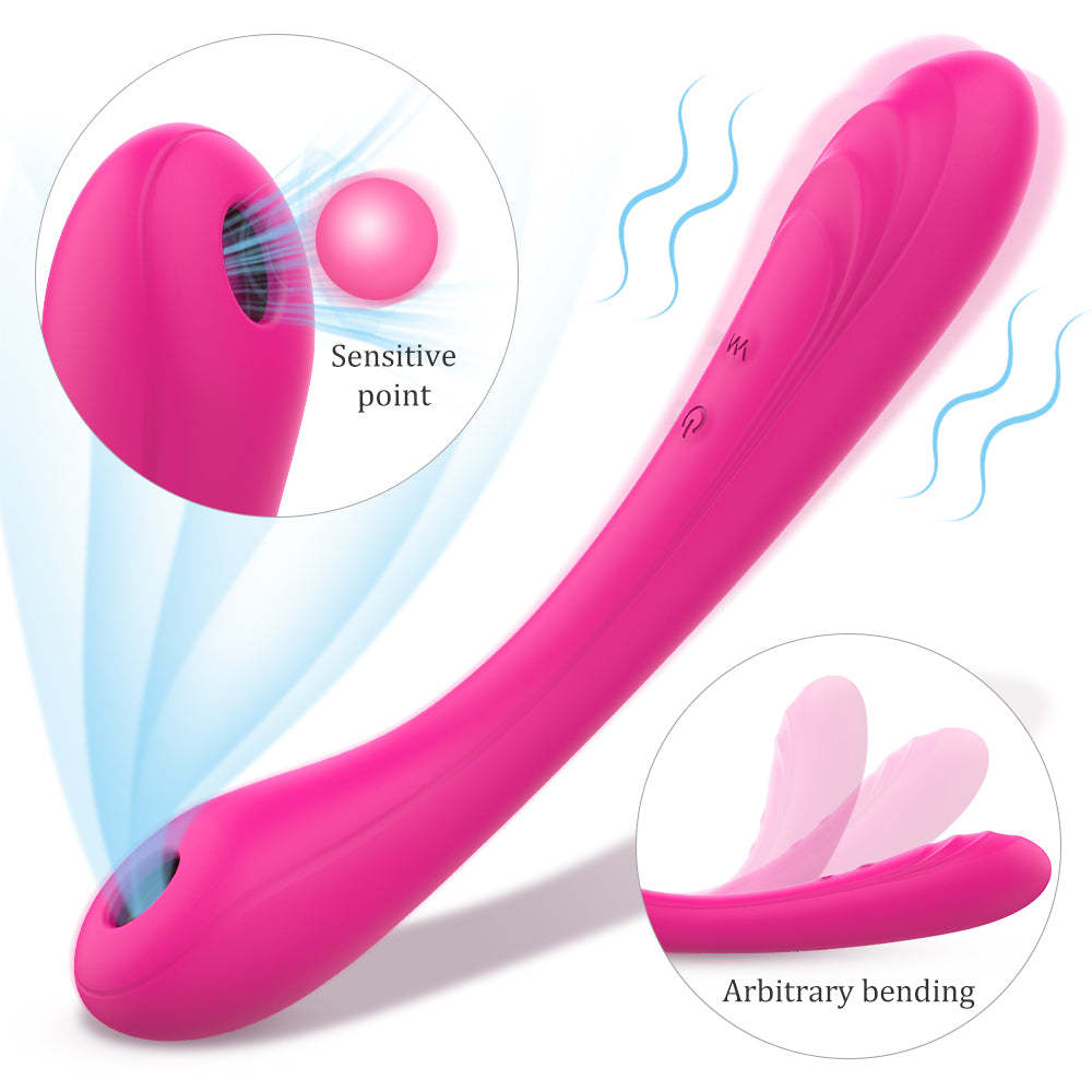 S247  9 Vibration Waterproof Silicone Clitoris Pussy Nipple Breast Stimulator Sucker Sucking Vibrator Sex Toys women